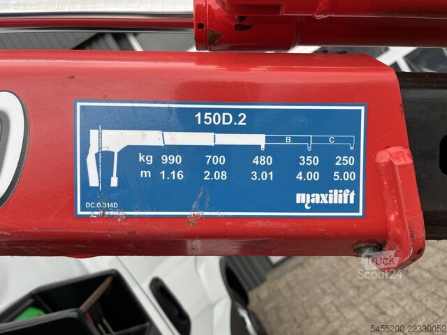 Ανατρεπόμενο φορτηγό Iveco Daily 50C17 Maxilift 150 Laadkraan 3 zijden Kip...