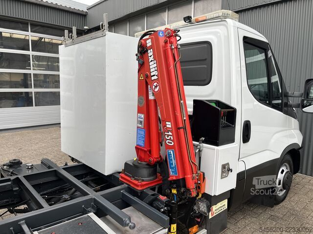 Ανατρεπόμενο φορτηγό Iveco Daily 50C17 Maxilift 150 Laadkraan 3 zijden Kip...
