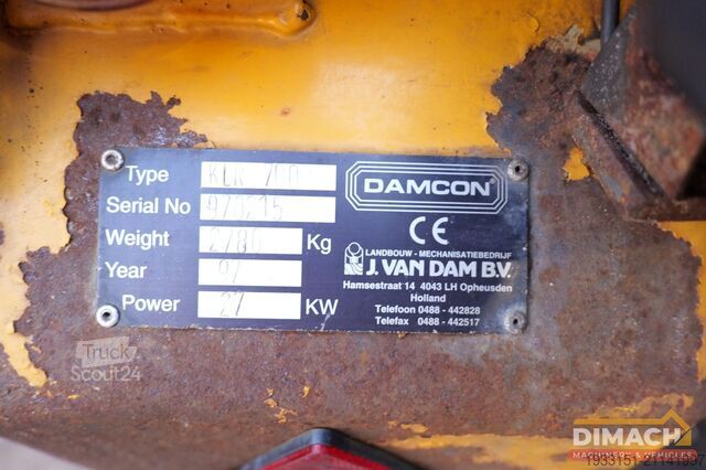 Rooimachine DAMCON Selector KLR700 Boomkwekerij bomenrooier - Deut...