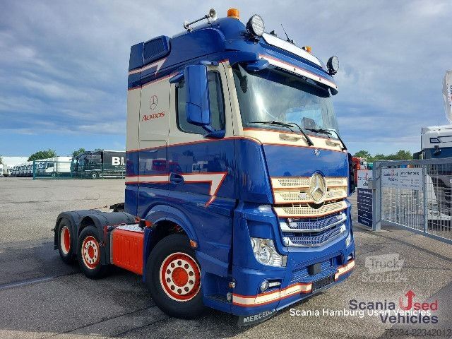 Standard dragbil Mercedes-Benz Actros 2553LS 6x2/4 verstellbare Montageplatte