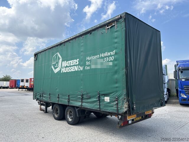 Skjutbara presenningar Pacton 16 PG / Wipkar / Mid Axle Trailer / Jumbo - Vol...