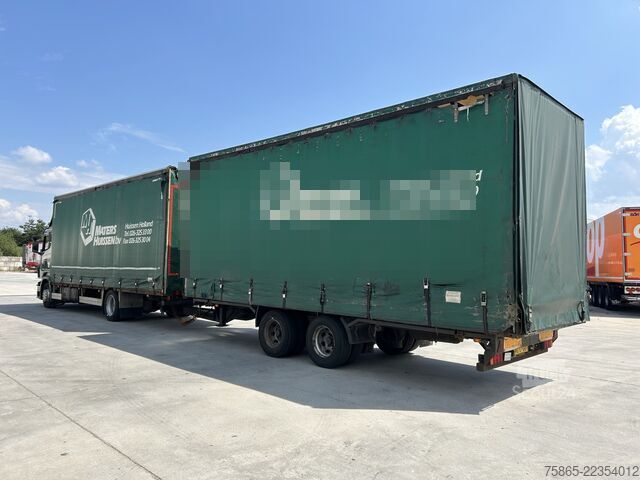Skjutbara presenningar Pacton 16 PG / Wipkar / Mid Axle Trailer / Jumbo - Vol...