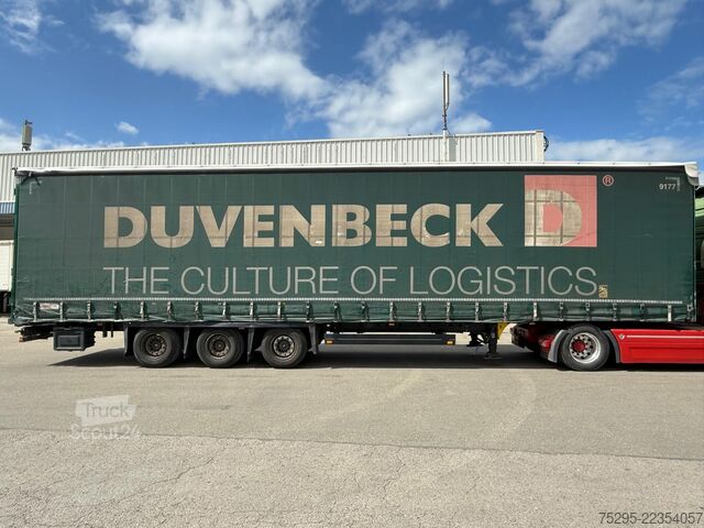 Komerciālais transportlīdzeklis Schmitz Cargobull 3 Achs Mega Trailer Hubdach top Reifen verzinkt