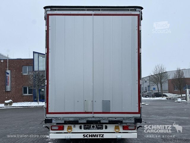 Atvērta puspiekabe ar tentu Schmitz Cargobull Curtainsider Mega Getränke