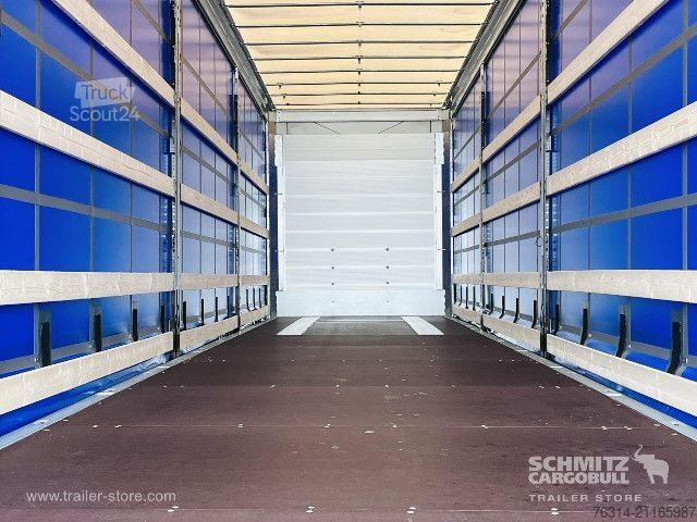 Atvērta puspiekabe ar tentu Schmitz Cargobull Curtainsider Mega Getränke