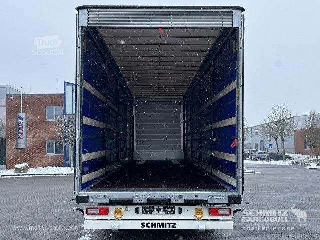 Atvērta puspiekabe ar tentu Schmitz Cargobull Curtainsider Mega Getränke