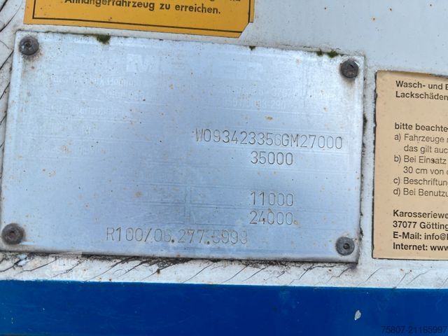 Semi-reboque frigorífico MEYER Kühlkoffer Liftachse Durchlade 2,45 BPW