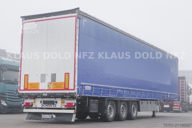 Semirremolque abierto con toldo SCHMITZ CARGOBULL SCB S3T  Liftachse safety-roof VARIOS