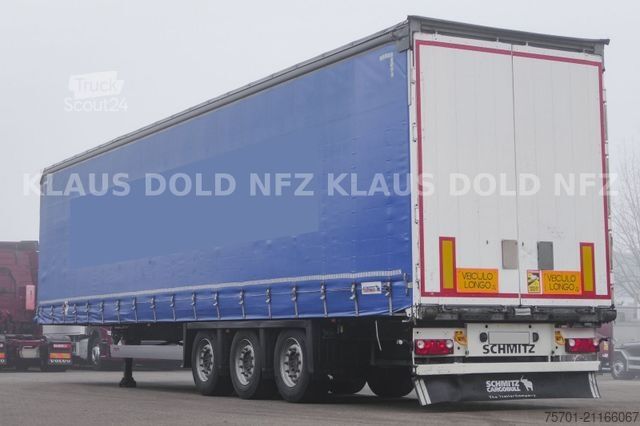 Semirremolque abierto con toldo SCHMITZ CARGOBULL SCB S3T  Liftachse safety-roof VARIOS