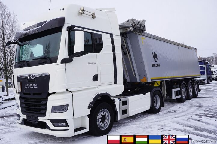 Ελκυστήρας + ημιρυμουλκούμενο MAN TGX 18.510 4×2 tractor unit + Tipper