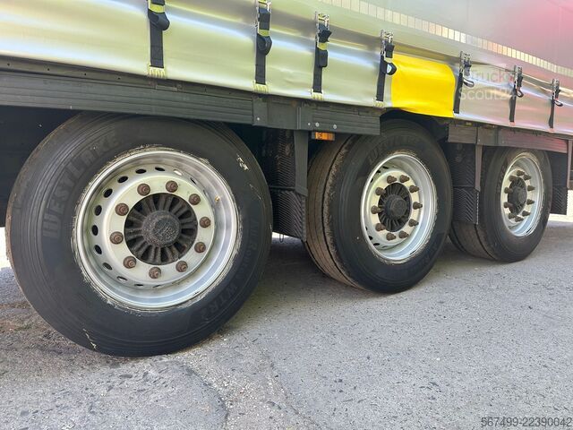 Schiebeplanen Krone SD Standard 2 Units!! 6 NEW TIRES (385/55 R22,5...