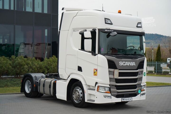 Standartinis vilkikas SCANIA R 500 / RETARDER / I-PARK COOL / 2022 ROK / PO Z