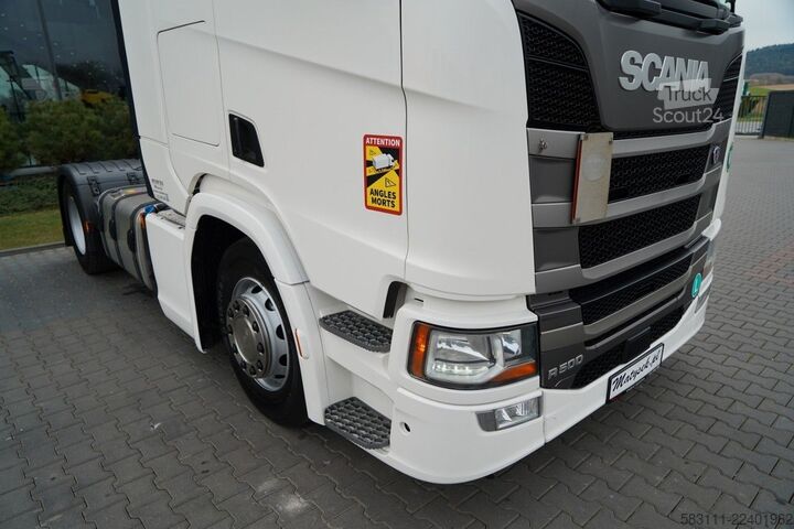 Standartinis vilkikas SCANIA R 500 / RETARDER / I-PARK COOL / 2022 ROK / PO Z