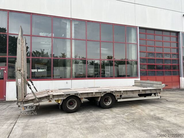 Low loader trailer Humbaur HBTZ  21 t Tandemtieflader