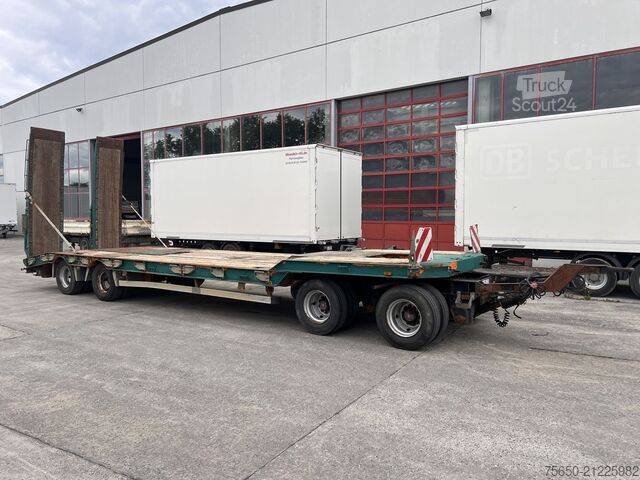 Low loader trailer Humbaur HTD 409525-4A  4 Achs Tiefladeranhänger