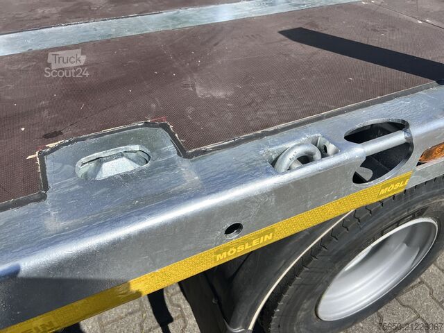 Open trailer Möslein T 2 Plato 8,6m  2 Achs Jumbo- Plato- Anhänger