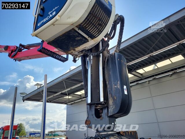 Transportator de lemn MAN TGX 33.580 TGX 6X4 Palfinger Epsilon Wood crane...