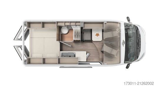 Karavan CARADO CV 600 *TOP mit Radio/Navi/Kam+Markise*