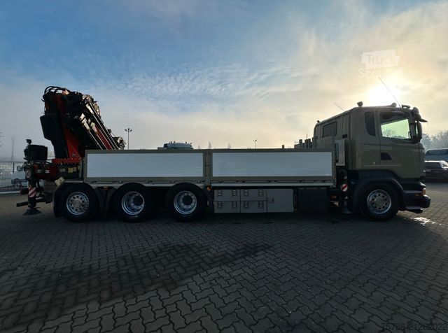 Grua montada em camião SCANIA R450 L 8x4 Fassi F 660 RA 2.28 HE/ Winde/ Funk