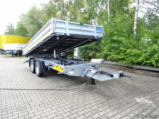 Remolque volquete Möslein TTG 11 Verzinkt  neuer Tandem 3- Seitenkipper Tieflader-- Neufahrzeug --