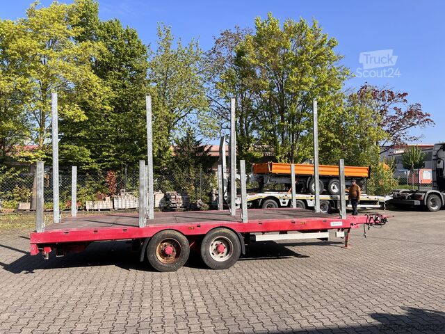 Åpen tilhenger Auwärter X-LTL110  Tandempritsche, ausziehbar