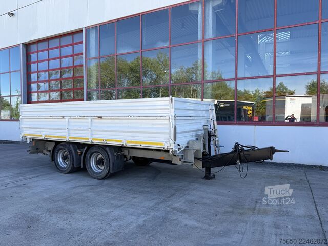 Vehículo comercial  18 t  18 t Tandemkipper- Tieflader, Aufsatzbordwände