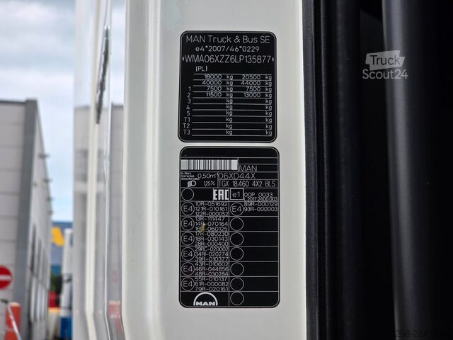 Cap tractor standard MAN TGX 18.460 4X BLS / Retarder