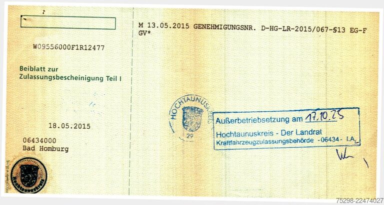 Semiremorcă frigorifică ROHR RSK/32 IV | Lenkachse | Carrier | Ldbw