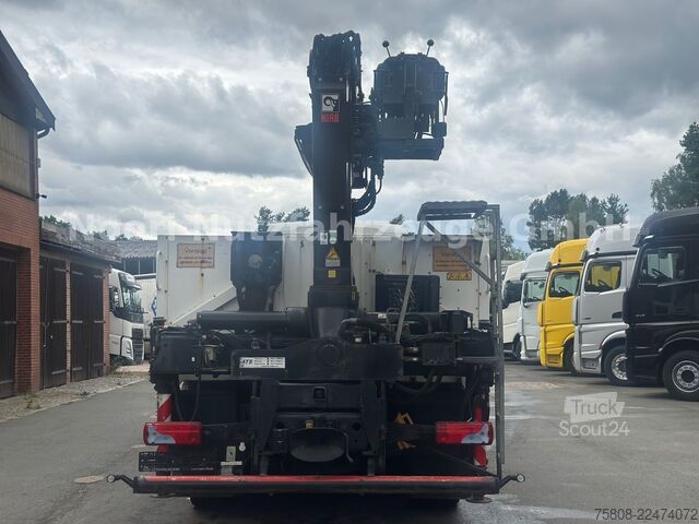 Kuorma-autoon asennettu nosturi MAN TGS 26.440 Baustoff Hiab XS177 K Lenk Navi