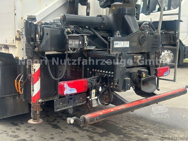 Kuorma-autoon asennettu nosturi MAN TGS 26.440 Baustoff Hiab XS177 K Lenk Navi