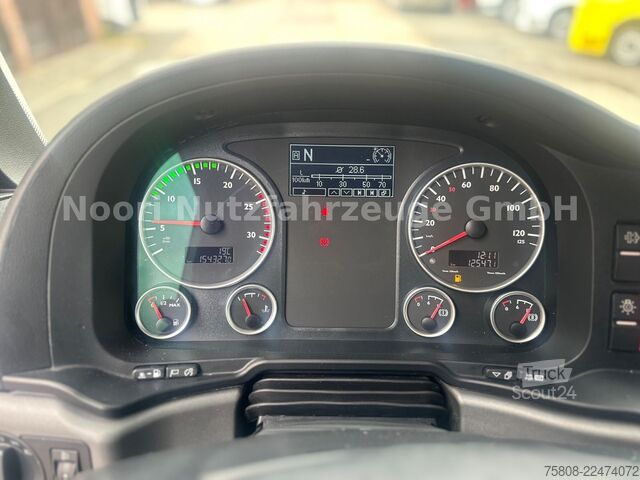 Kuorma-autoon asennettu nosturi MAN TGS 26.440 Baustoff Hiab XS177 K Lenk Navi