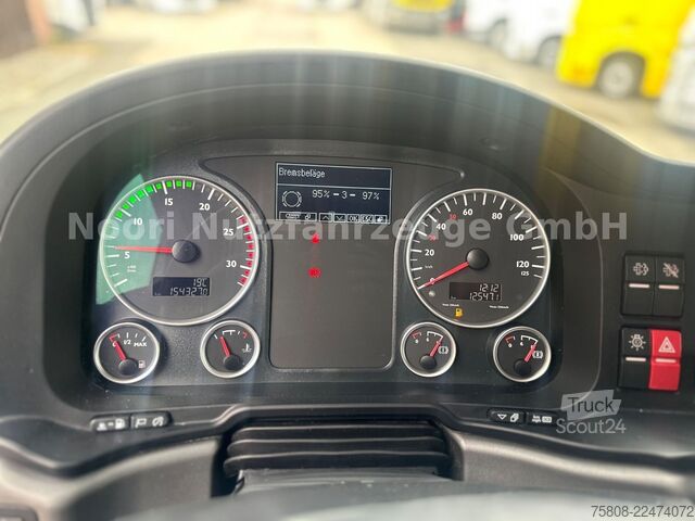 Kuorma-autoon asennettu nosturi MAN TGS 26.440 Baustoff Hiab XS177 K Lenk Navi