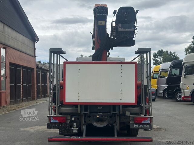 Kuorma-autoon asennettu nosturi MAN TGS 26.440 Baustoff Palfinger PK 18001L Lenk