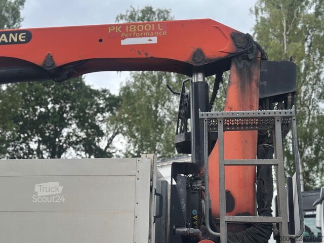 Kuorma-autoon asennettu nosturi MAN TGS 26.440 Baustoff Palfinger PK 18001L Lenk