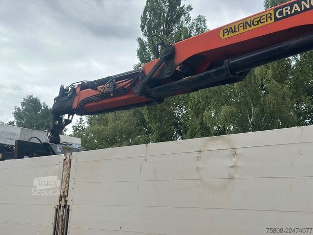 Kuorma-autoon asennettu nosturi MAN TGS 26.440 Baustoff Palfinger PK 18001L Lenk