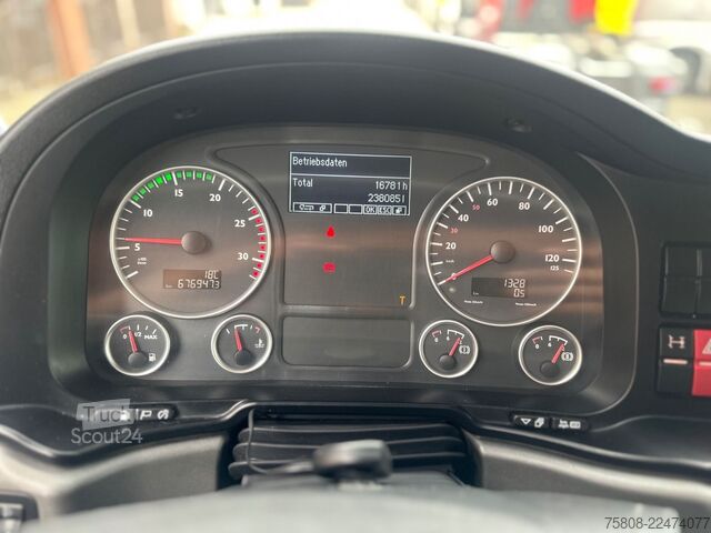 Kuorma-autoon asennettu nosturi MAN TGS 26.440 Baustoff Palfinger PK 18001L Lenk