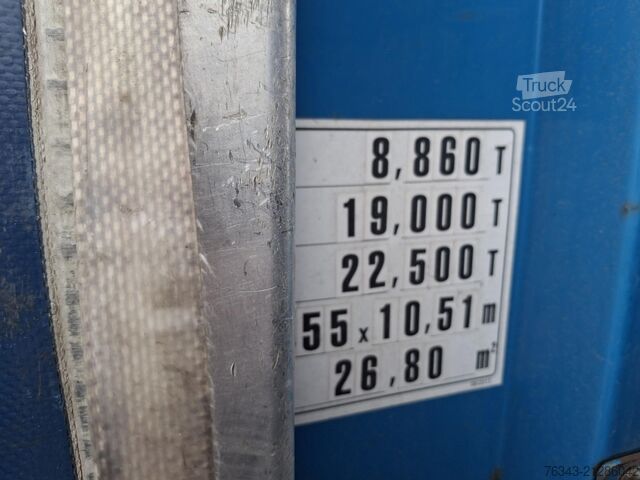 Camion plateau avec bâche IVECO EUROCARGO ML 190EL28P - E6