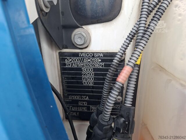 Camion plateau avec bâche IVECO EUROCARGO ML 190EL28P - E6