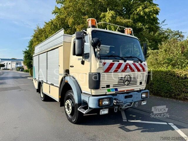 Ugunsdzēsēju mašīna Mercedes-Benz SK 1222 V6 / 4x4 / Seilwinde / 35.000Tkm