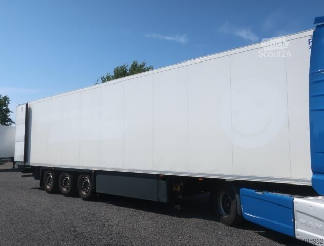 Refriģeratora puspiekabe Schmitz Cargobull SKO 24 Rohrbahn Liftachse Carrier Vector HE19