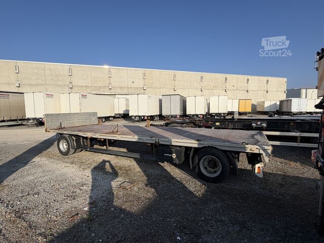 Open trailer Meusburger MPJ-2  2 Achs Prischenanhänger