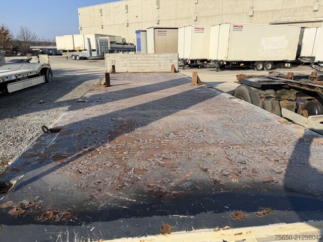 Open trailer Meusburger MPJ-2  2 Achs Prischenanhänger