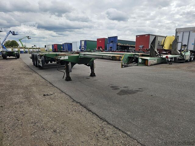 Μεταφορά εμπορευματοκιβωτίων D-TEC FLEXITRAILER /all connections / 3 x extendible/...