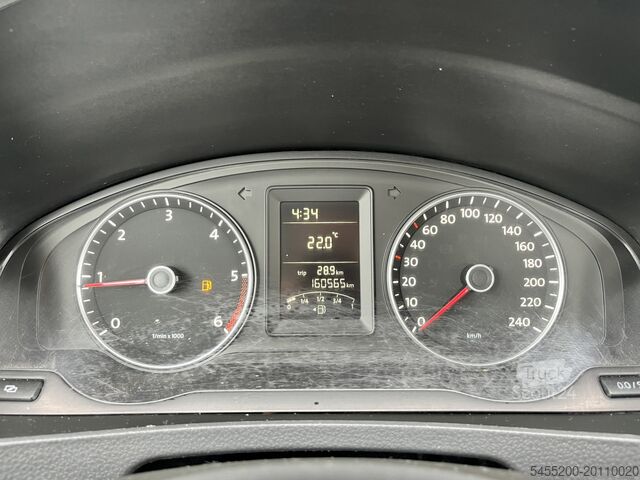 Camion à plateau avec grue Volkswagen Transporter 2.0 TDI L2H1 Laadkraan Amco Veba op...