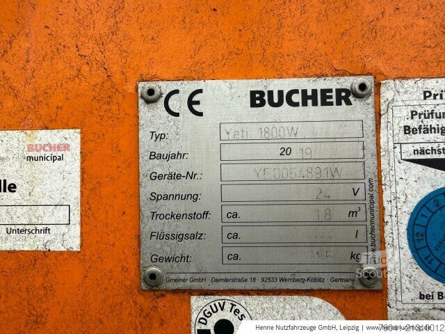 Machine agricole Gmeiner Streuer Yeti 1800 W