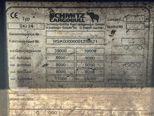 Savivartis puspriekabė SCHMITZ CARGOBULL SKI24SL7.2/Alumulde/3-Achsen/Liftachse/24m3