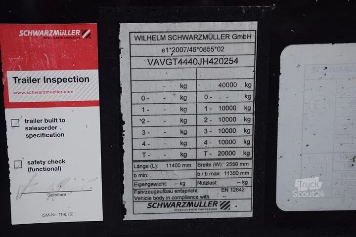 Tieflader Schwarzmüller T4 -   40 TON