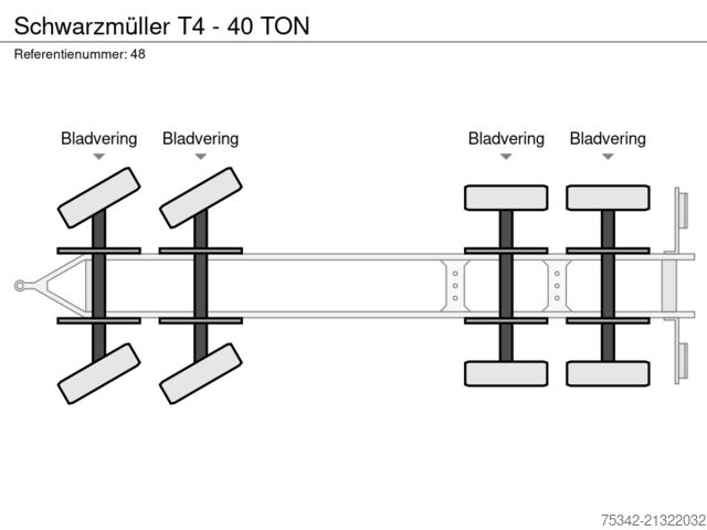 Tieflader Schwarzmüller T4 -   40 TON