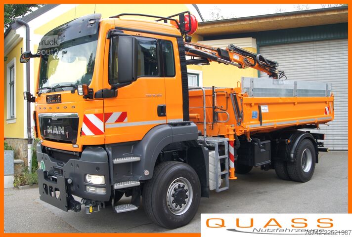 Lastbilsmonterad kran MAN TGS 18.320 BL 4x4 / ATLAS 65.2 / MEILLER-Kipper
