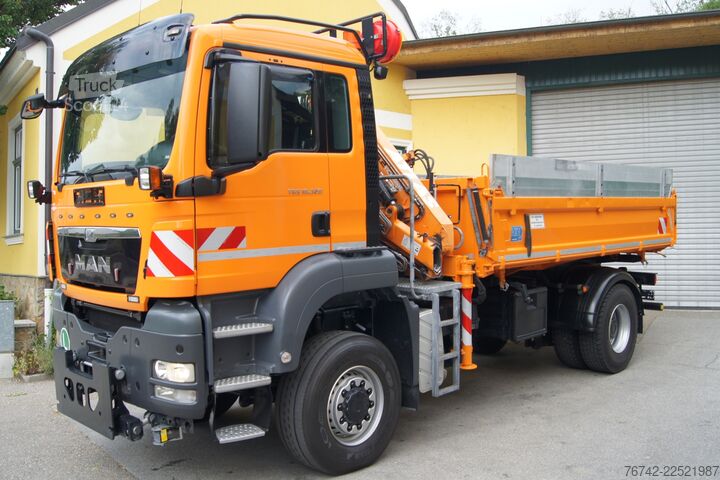 Lastbilsmonterad kran MAN TGS 18.320 BL 4x4 / ATLAS 65.2 / MEILLER-Kipper